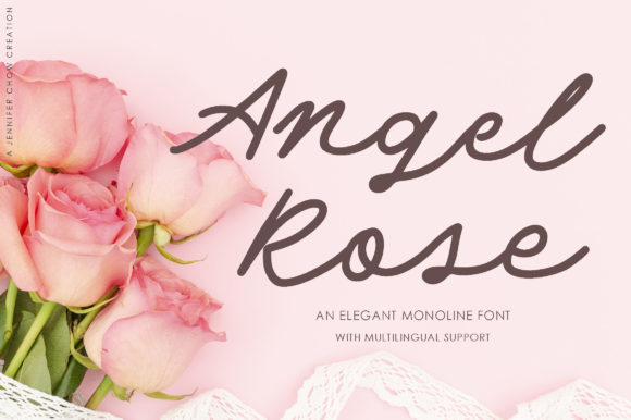 Angel Rose: A Premium Script Font for Editorial Design