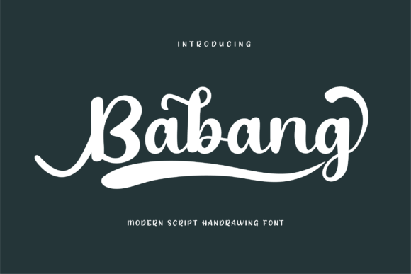 Babang: A Timeless Handwritten Font for Your Brand