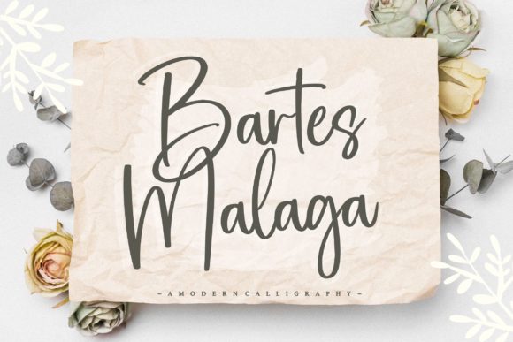 Bartes Malaga: A Premium Script Font for Web Design