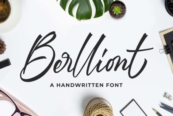 Berlliont: A Charming Script Font for Makers