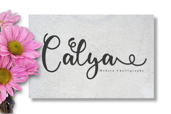 Calya: A Delicate Handwritten Font for Makers