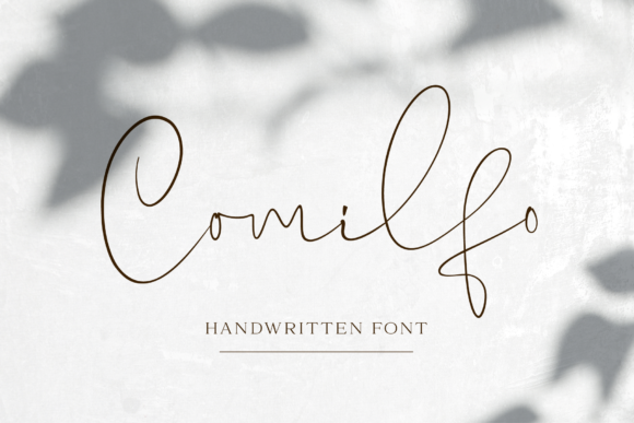 Comilfo: A Timeless Handwritten Font for Your Brand