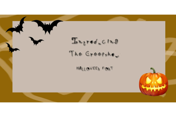 Creep Show: The Ultimate Halloween Display Font