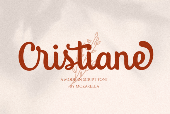 Cristiane: A Versatile Script Font for Editorial Design