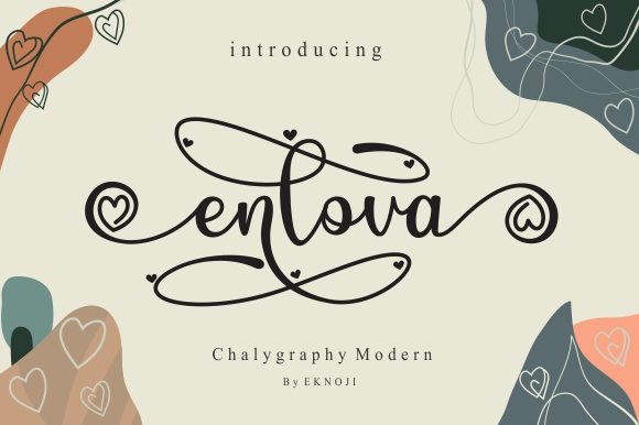 Enlova: A Handwritten Font for Elegant Editorial Design