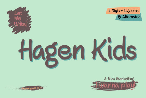 Hagen Kids: A Handwritten Font That Brings Personality to Branding