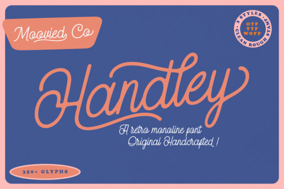 Handley: The Elegant Handwritten Font for Crafters