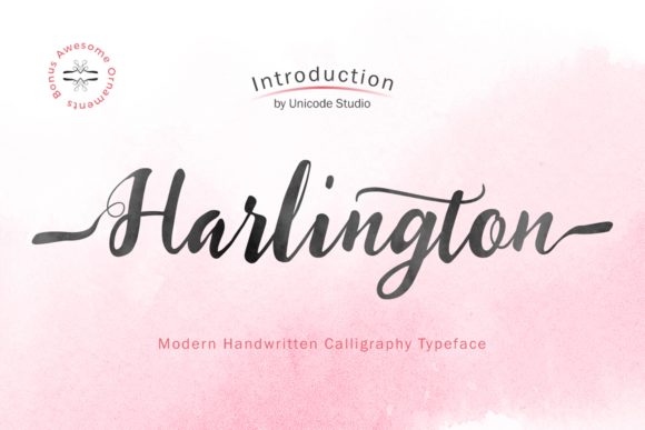 Harlington: A Handwritten Font That Elevates Small Business Branding