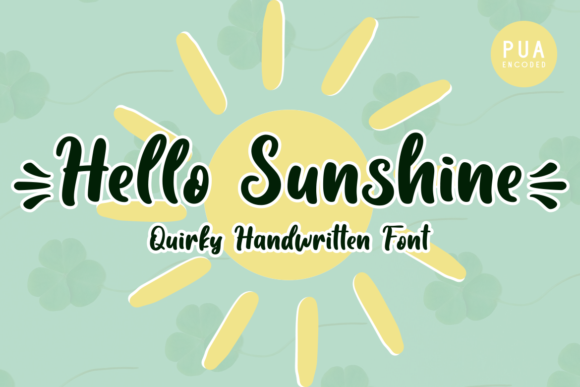 Hello Sunshine: A Timeless Handwritten Font for Makers