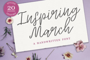 Inspiring March: A Signature Script Font That Elevates Web Design