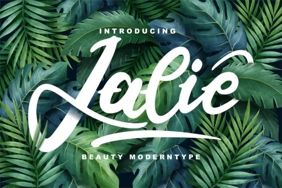 Jalie: A Modern Script Font for Digital Brands