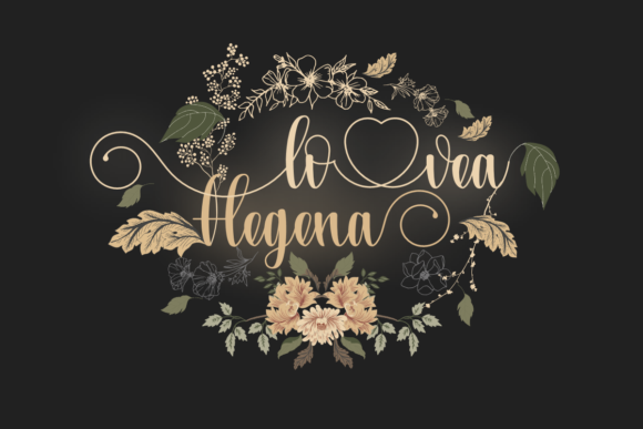 Lovea Hegena: The Elegant Handwritten Font for Crafters