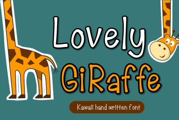 Lovely Giraffe: A Handwritten Font for Editorial Design