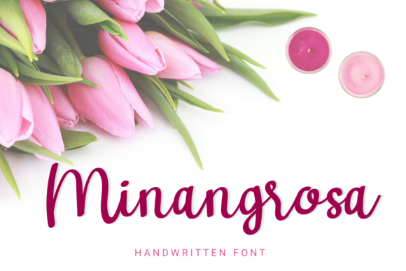 Minangrosa: A Delicate Handwritten Font for Branding