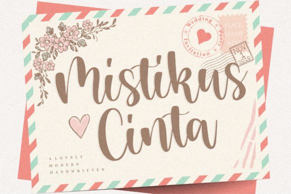 Mistikus Cinta: A Premium Script Font for Web Design
