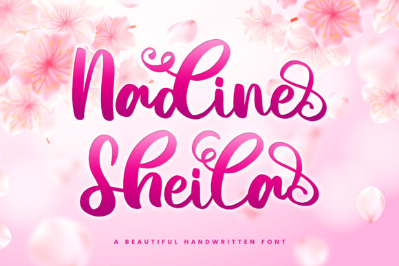 Nadine Sheila: The Elegant Script Font for Campaigns