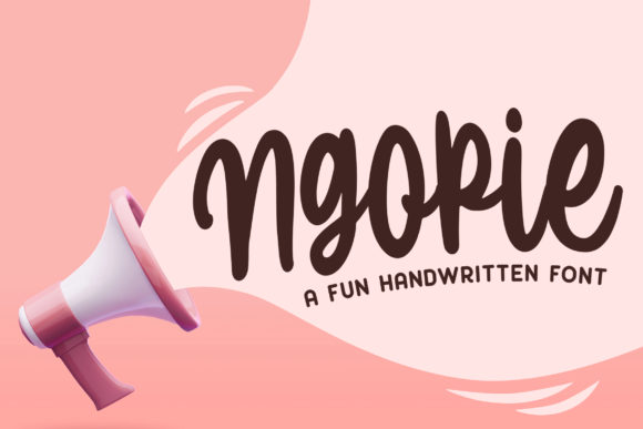 Ngopie: A Quirky Handwritten Font for Modern Branding