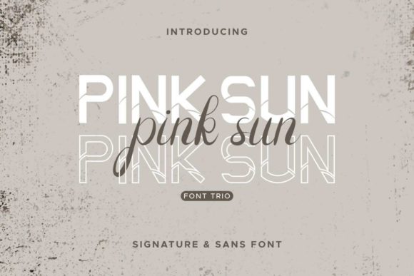 Pink Sun: A Versatile Font for Editorial Design