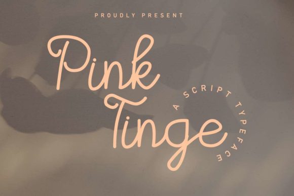 Pink Tinge: A Handwritten Font for Modern Web Design