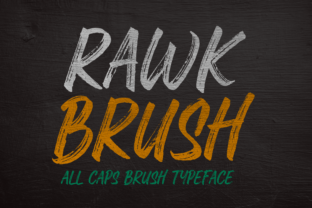 Rawk Brush: A Handwritten Font for Authentic Editorial Design