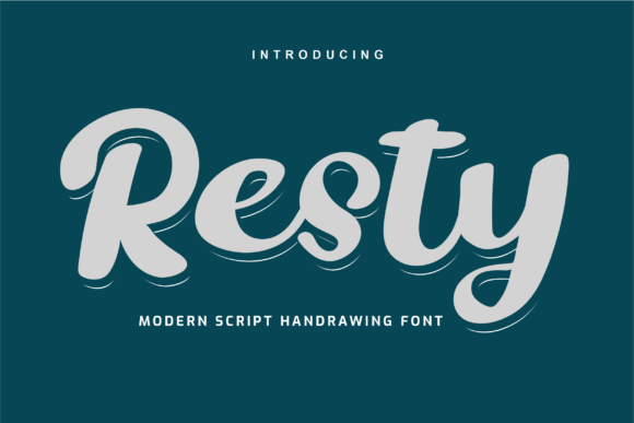 Resty: A Handwritten Font for Modern Web Design