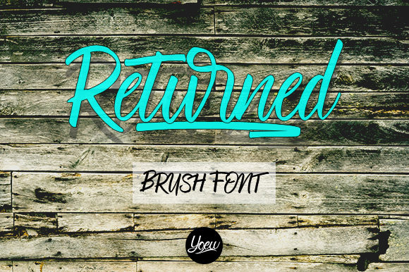 Returned: A Handwritten Font for Modern Editorial Design
