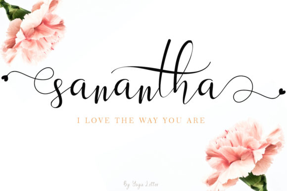 Sanantha: A Flowing Handwritten Font for Makers