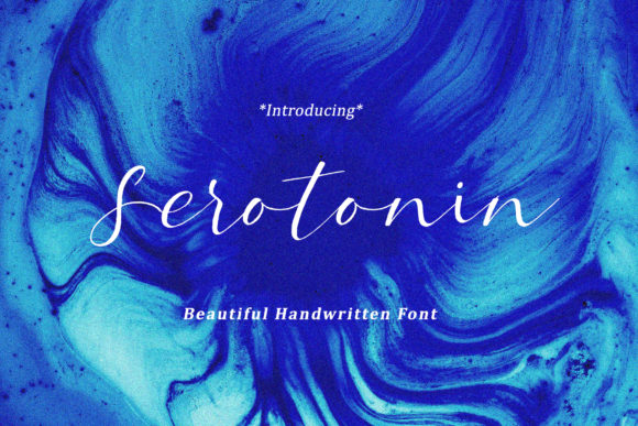 Serotonin: A Handwritten Font for Editorial Elegance