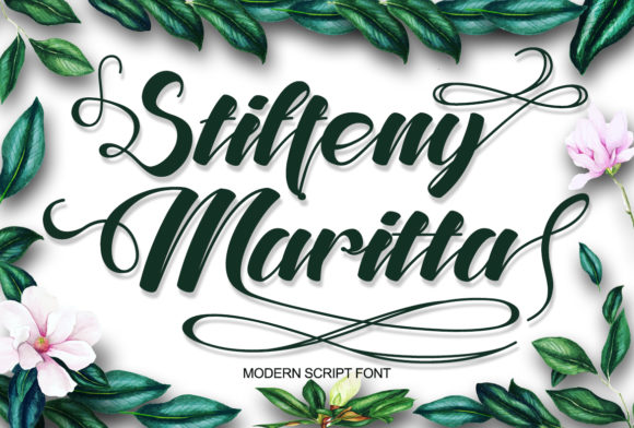 Stiffeny Maritta: An Elegant Script Font for Editorial Design