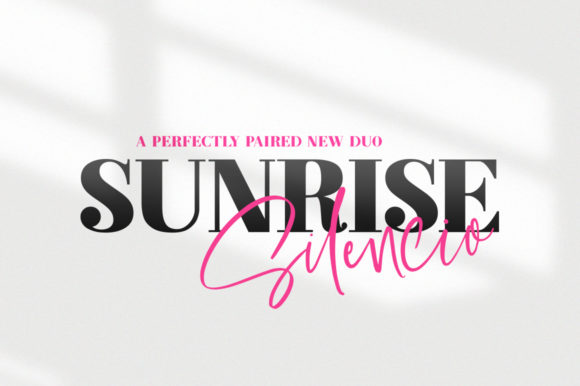 Sunrise Silencio Duo: A Designer’s Go-To Font for Elegant Branding