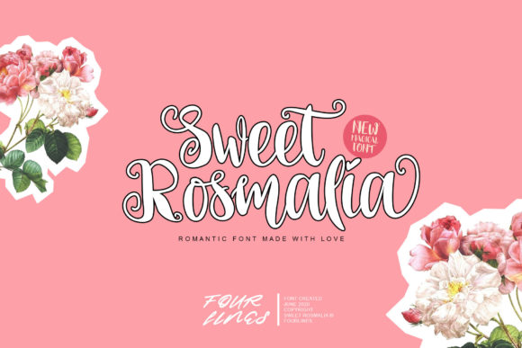 Sweet Rosmalia: A Handwritten Font for Campaigns
