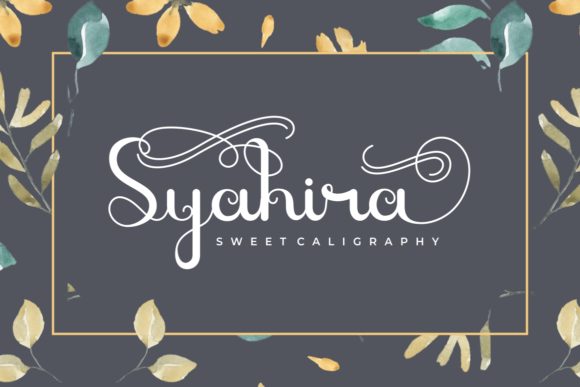 Syahira: A Distinct Handwritten Font for Campaigns