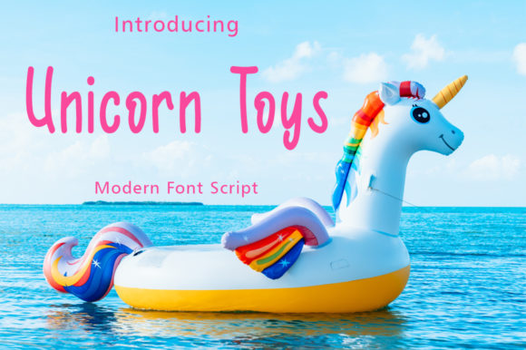 Unicorn Toys: A Friendly Handwritten Font for Branding